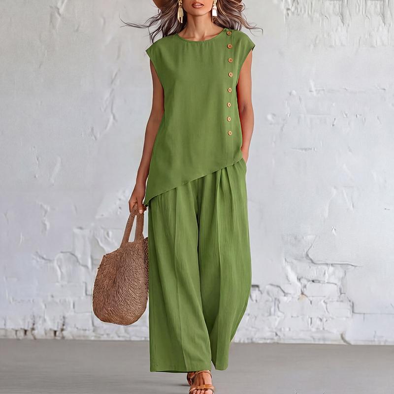 ZANZEA Women Irregular Sleeveless Vest Tops and Pants Summer Two Piece Suit Sets S зелёный
ZANZEA Women Irregular Sleeveless Vest Tops and Pants Summer Two Piece Suit Sets S зелёный