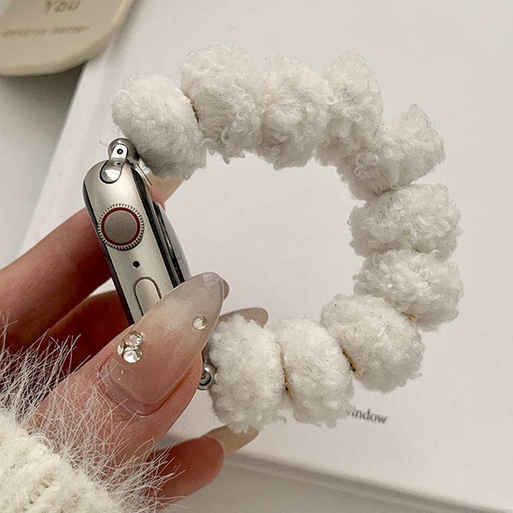 For Apple Watch 10 46mm/Ultra 2/Ultra 49mm/9 8 7 45mm/SE (2023) SE (2022) SE 6 5 4 44mm/3 2 1 42mm Plush Watch Strap White
For Apple Watch 10 46mm/Ultra 2/Ultra 49mm/9 8 7 45mm/SE (2023) SE (2022) SE 6 5 4 44mm/3 2 1 42mm Plush Watch Strap White