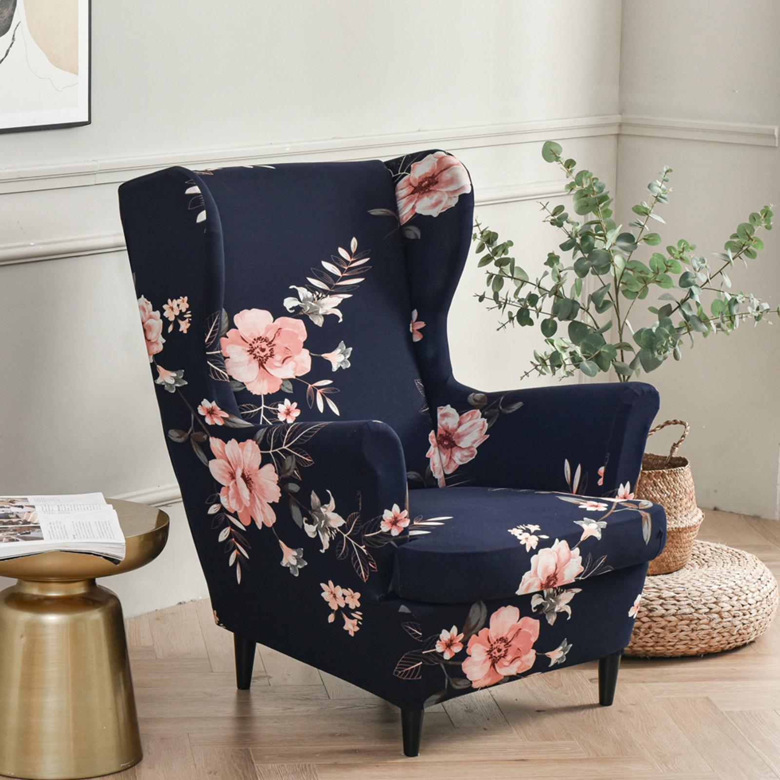 Квітковий чохол на крісло з крилами, похилі чохли на крісла з високою спинкою, еластичний чохол на крісло, чохол на спинку крісла з крилами, чохли
Квітковий чохол на крісло з крилами, похилі чохли на крісла з високою спинкою, еластичний чохол на крісло, чохол на спинку крісла з крилами, чохли