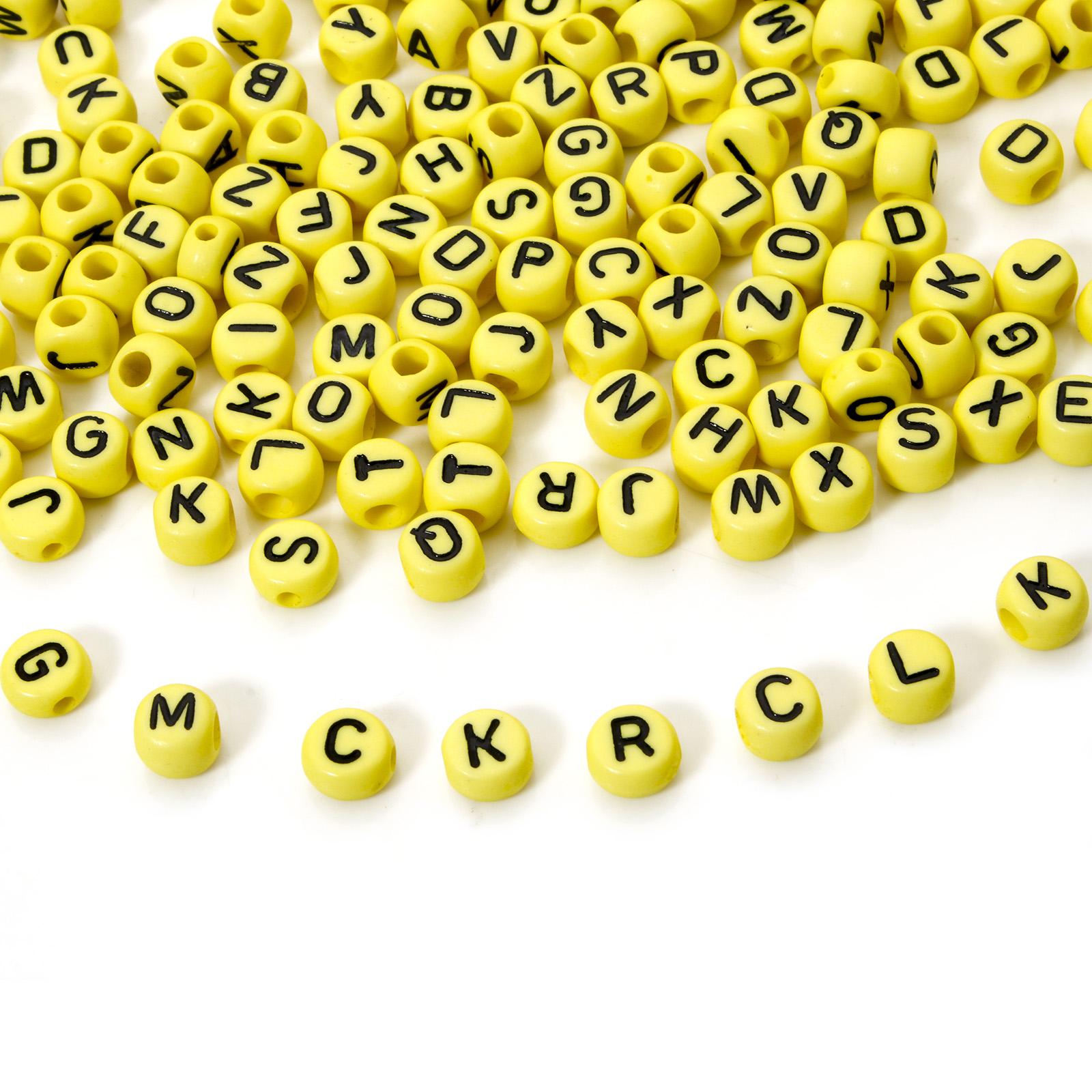 500 PCs Acrylic Beads For DIY Jewelry Making Flat Round At Random Mixed Message A-Z About 7mm x 6mm, Hole: Approx 2.6mm жёлтый
500 PCs Acrylic Beads For DIY Jewelry Making Flat Round At Random Mixed Message A-Z About 7mm x 6mm, Hole: Approx 2.6mm жёлтый