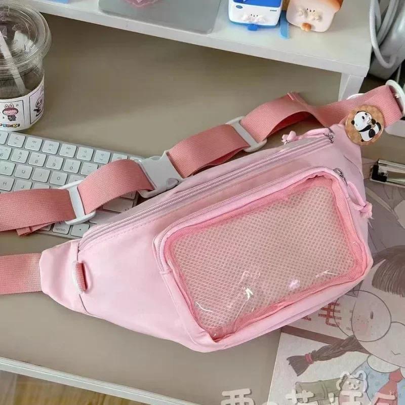 Girls Transparent Itabag Purses and Handbags Waist Ita Bag Kawaii Japanese Y2K Chest Bag Women Lolita Cute Crossbody Bag bolsa
Girls Transparent Itabag Purses and Handbags Waist Ita Bag Kawaii Japanese Y2K Chest Bag Women Lolita Cute Crossbody Bag bolsa