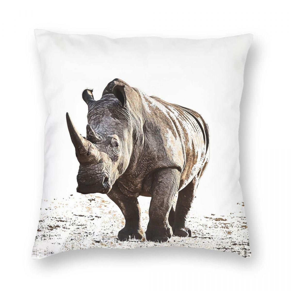 Rhino Wild Animal Square Pillowcase Polyester Linen Velvet Creative Zip Decor Throw Pillow Case Bed Cushion Cover 12x12Inch
Rhino Wild Animal Square Pillowcase Polyester Linen Velvet Creative Zip Decor Throw Pillow Case Bed Cushion Cover 12x12Inch