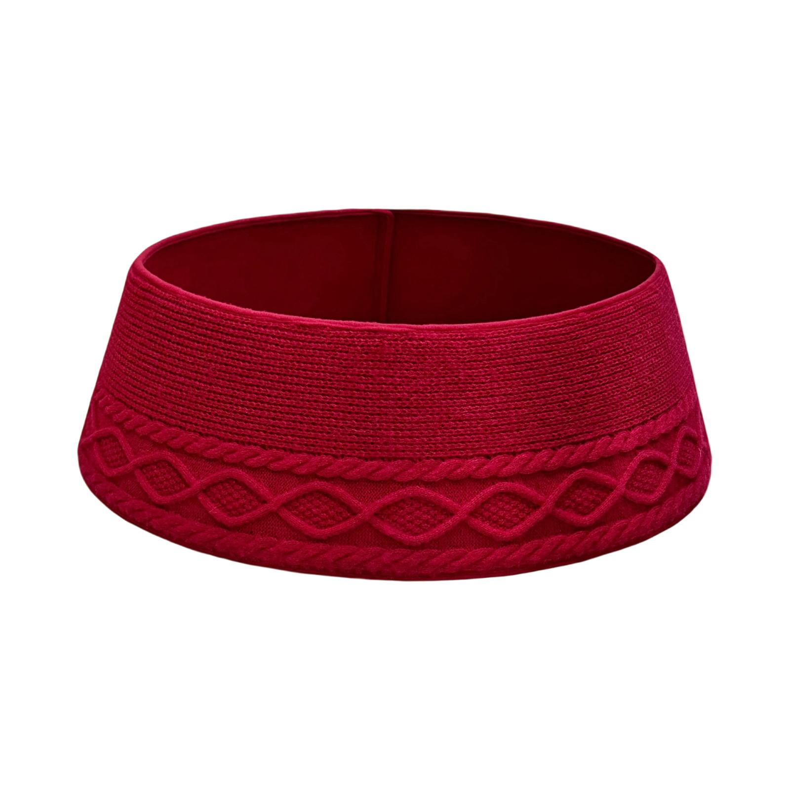 Christmas Knitted Tree Skirt Christmas Tree Apron Christmas Decorations One Size красный
Christmas Knitted Tree Skirt Christmas Tree Apron Christmas Decorations One Size красный