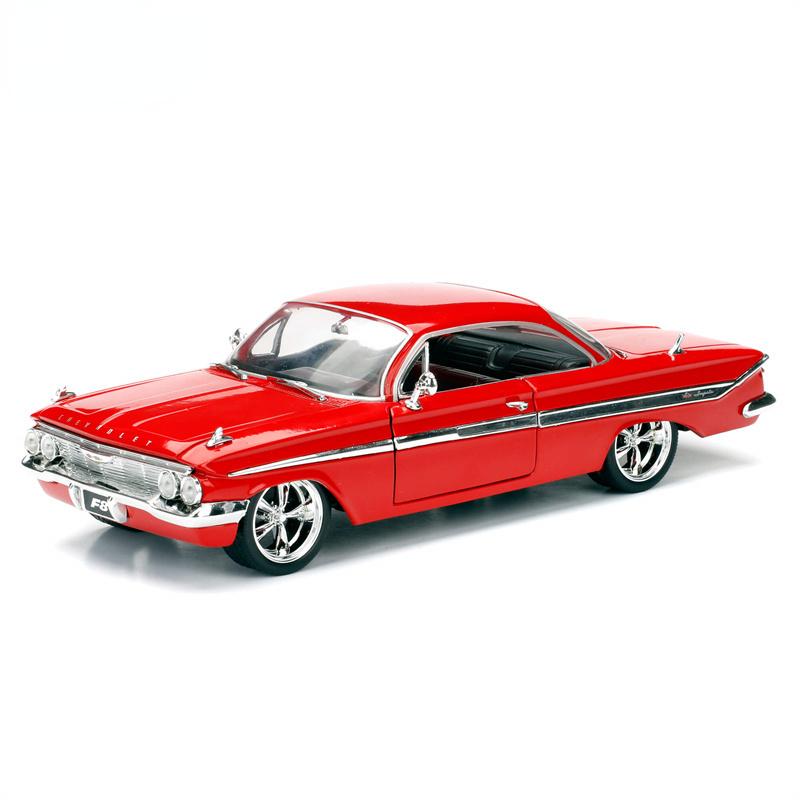 Все 1:24 Fast And Furious Dom s 1961 Chevy Impala, литая под давлением модель автомобиля из металлического сплава Chevrolet для детей, подарочная коллекция
Все 1:24 Fast And Furious Dom s 1961 Chevy Impala, литая под давлением модель автомобиля из металлического сплава Chevrolet для детей, подарочная коллекция