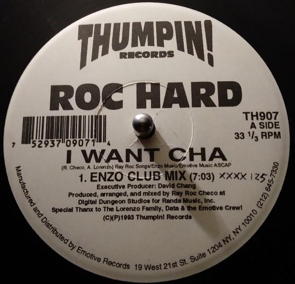 12inch Record RAY ROC CHECO - I Want Cha TH907 Thumpin! Record 1993 US Dance & Electronica Used
12inch Record RAY ROC CHECO - I Want Cha TH907 Thumpin! Record 1993 US Dance & Electronica Used