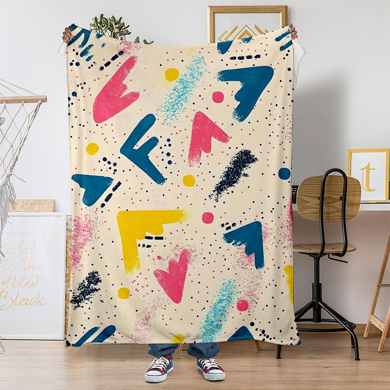 Colorful geometric mosaic Flannel printed blanket suitable for all seasons suitable for living room office sofa and travel 75x100cm
Colorful geometric mosaic Flannel printed blanket suitable for all seasons suitable for living room office sofa and travel 75x100cm