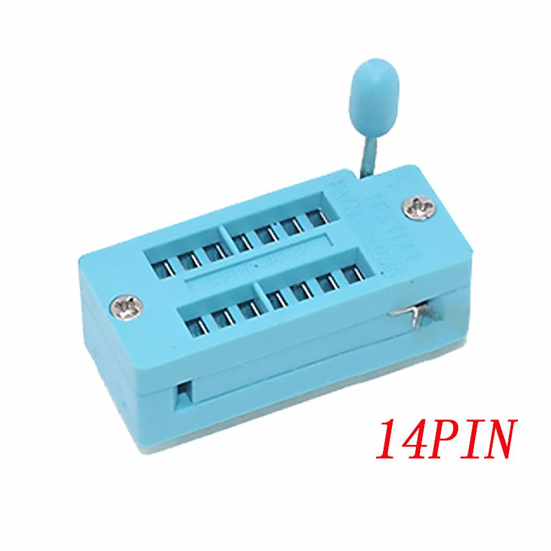 1pcs/lot 14 16 18 20 24 28 32 40 P Pin 2.54 MM Green DIP Universal ZIF IC Socket Test Solder Type IC lock seat zif socket
1pcs/lot 14 16 18 20 24 28 32 40 P Pin 2.54 MM Green DIP Universal ZIF IC Socket Test Solder Type IC lock seat zif socket