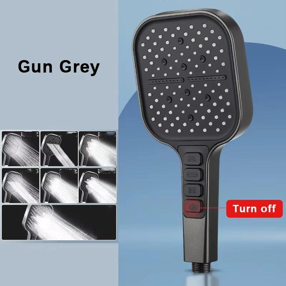 Water Saving Water-saving Sprinkler 7 Modes Adjustable Shower Sprayer Universal Rainfall Shower сірий
Water Saving Water-saving Sprinkler 7 Modes Adjustable Shower Sprayer Universal Rainfall Shower сірий
