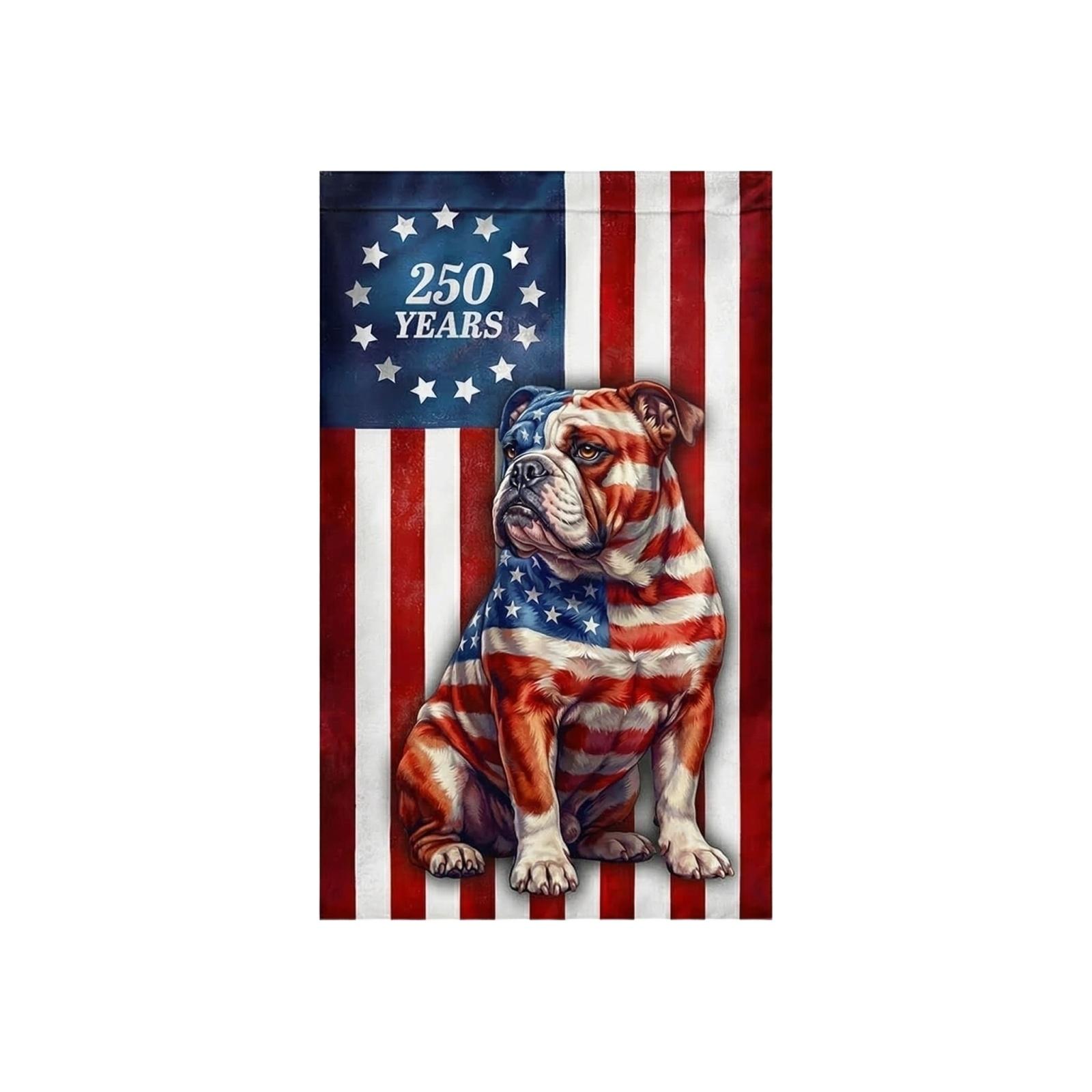 250th Anniversary Garden Flag, Single Sided One Size
250th Anniversary Garden Flag, Single Sided One Size