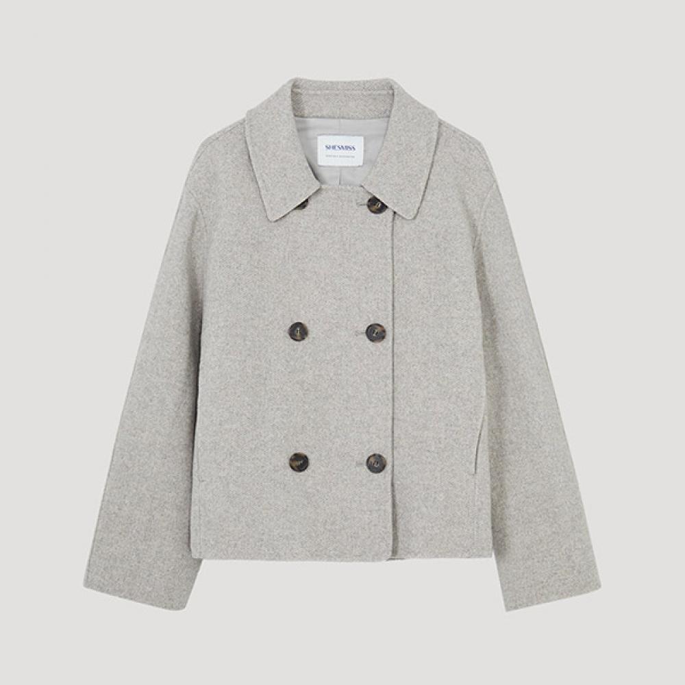 She S miSS шерстяная смесовая рубашка воротник жакет ручной работы Swhjko42050 Lg light gray/66
She S miSS шерстяная смесовая рубашка воротник жакет ручной работы Swhjko42050 Lg light gray/66