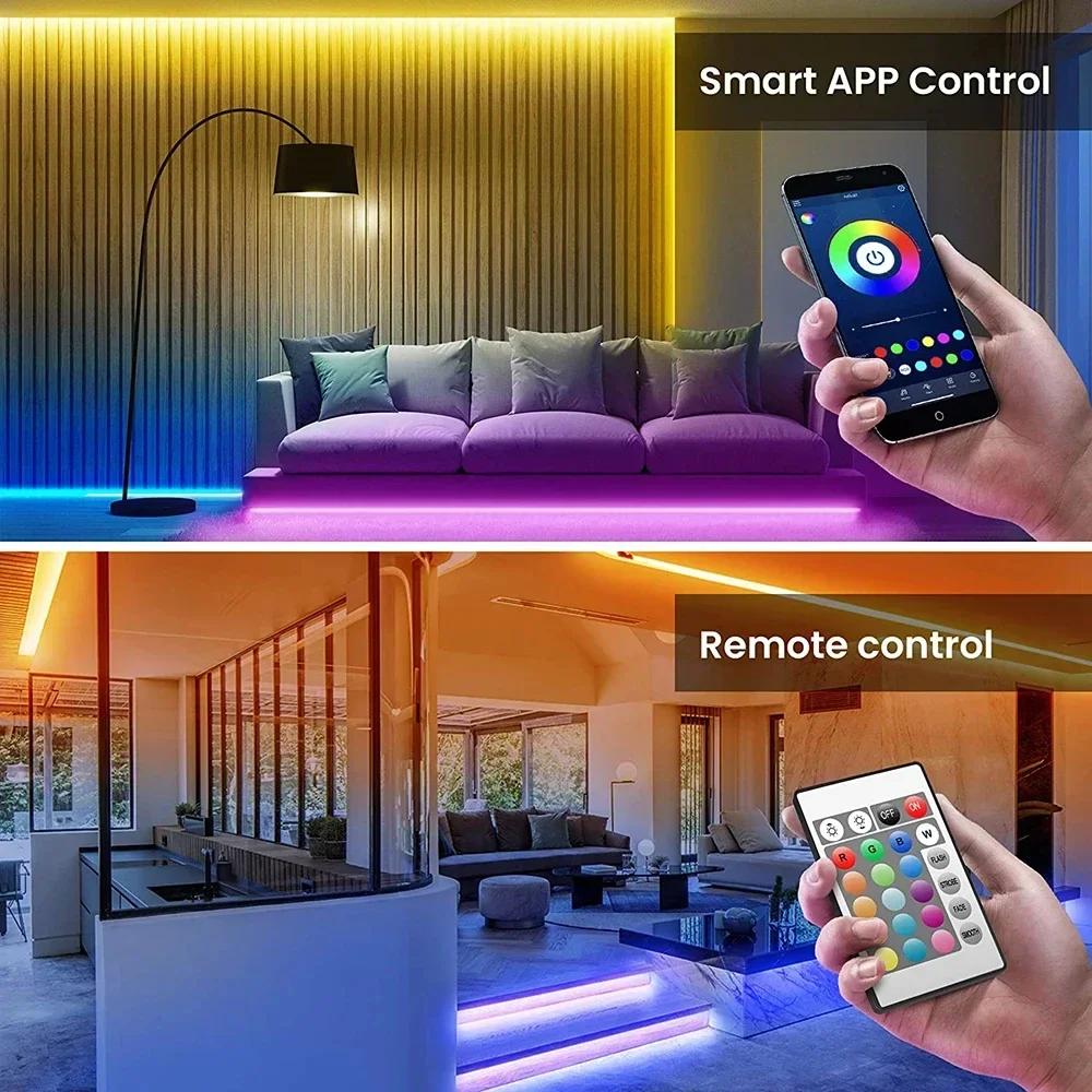 Светодиодные ленты Bluetooth 5050 Smart Remote Control RGB Adhesive Luces Led 1M 2M 3M 5M Лампы подсветки телевизора для украшения комнаты
Светодиодные ленты Bluetooth 5050 Smart Remote Control RGB Adhesive Luces Led 1M 2M 3M 5M Лампы подсветки телевизора для украшения комнаты