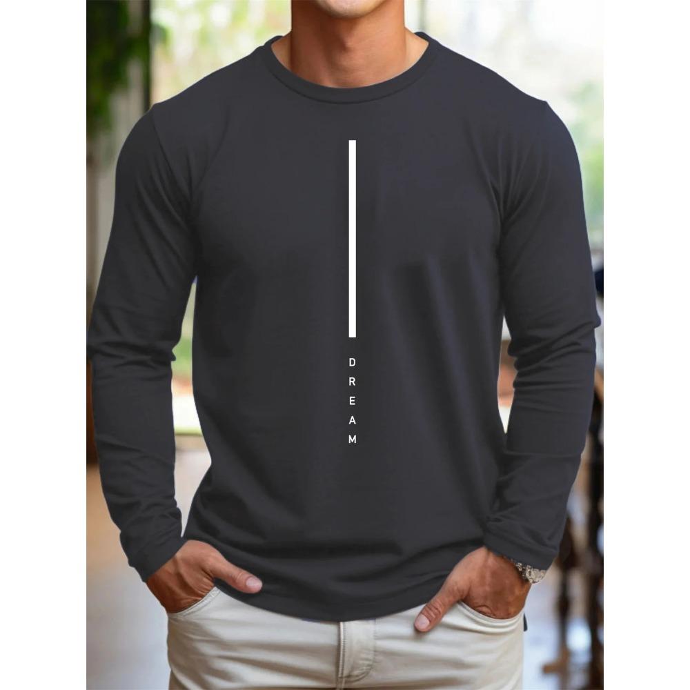 Solid Color Comfortable for Spring Striped Pattern Men s Long Sleeve Digital Print T-Shirt Is Fashionable Clothing Casual 3XL сірий
Solid Color Comfortable for Spring Striped Pattern Men s Long Sleeve Digital Print T-Shirt Is Fashionable Clothing Casual 3XL сірий