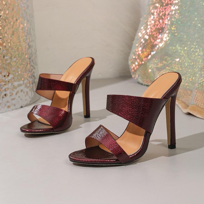 Eilyken Wine Red Patent Leather Women s Mules Square Toe Thin High Heel Slippers Double Strap Open Toe Slip On Party Sandals 35 вина червоного кольору
Eilyken Wine Red Patent Leather Women s Mules Square Toe Thin High Heel Slippers Double Strap Open Toe Slip On Party Sandals 35 вина червоного кольору
