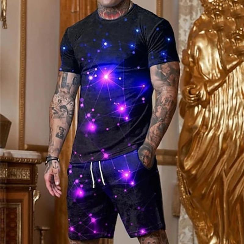 Men s Graphic Star 2 Piece T-shirt Suit Shorts and T-shirt Suit T-shirt Short Sleeve Neck Designer Casual Comfort Outdoor Vacation Daily 3D 3XL
Men s Graphic Star 2 Piece T-shirt Suit Shorts and T-shirt Suit T-shirt Short Sleeve Neck Designer Casual Comfort Outdoor Vacation Daily 3D 3XL