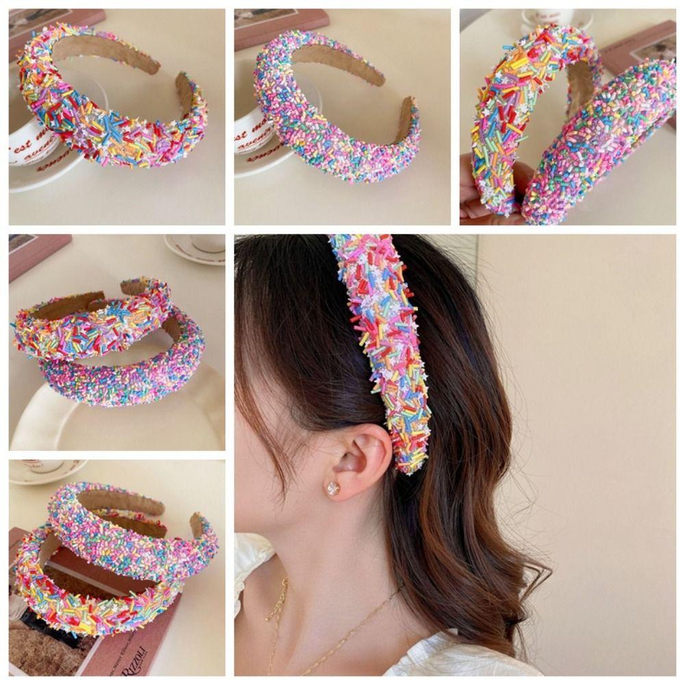 Hair Accessiories Donut Headband Acrylic Headband High Quality Make Up Hair Hoop
Hair Accessiories Donut Headband Acrylic Headband High Quality Make Up Hair Hoop