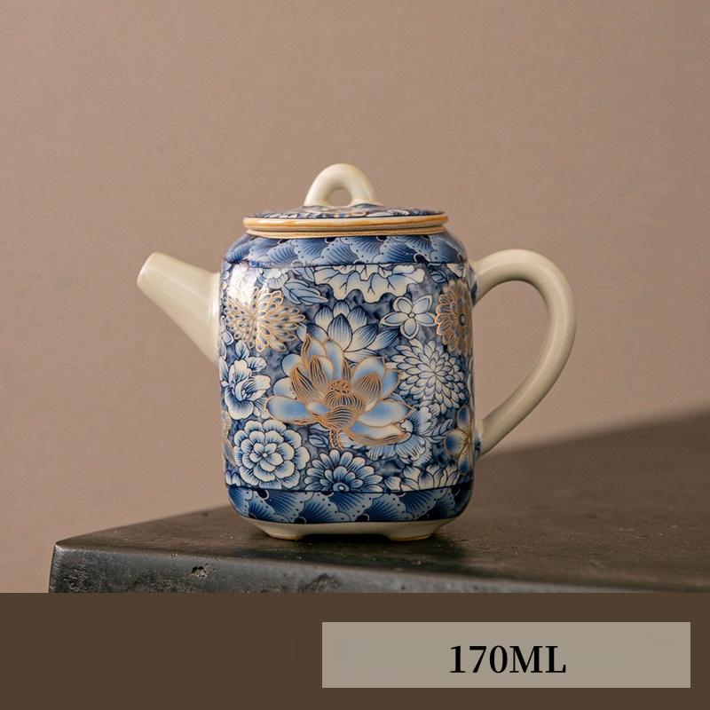 Gold Blossoms Ru Kiln Teapot Pot Teapot Vintage Tea Brewing Kettle With Ball Hole Tea Items Pot For Tea Tea Maker
Gold Blossoms Ru Kiln Teapot Pot Teapot Vintage Tea Brewing Kettle With Ball Hole Tea Items Pot For Tea Tea Maker