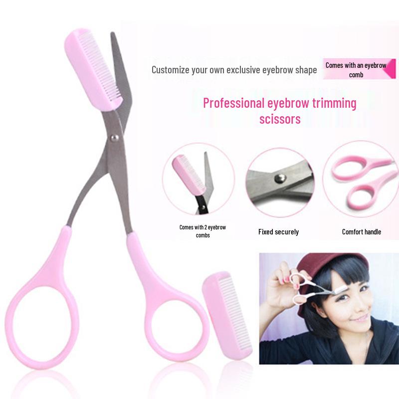 Eyebrow Comb & Scissors Set with Razor and Nude Packaging for Trimming & Makeup Pink (Nude Packaging)
Eyebrow Comb & Scissors Set with Razor and Nude Packaging for Trimming & Makeup Pink (Nude Packaging)