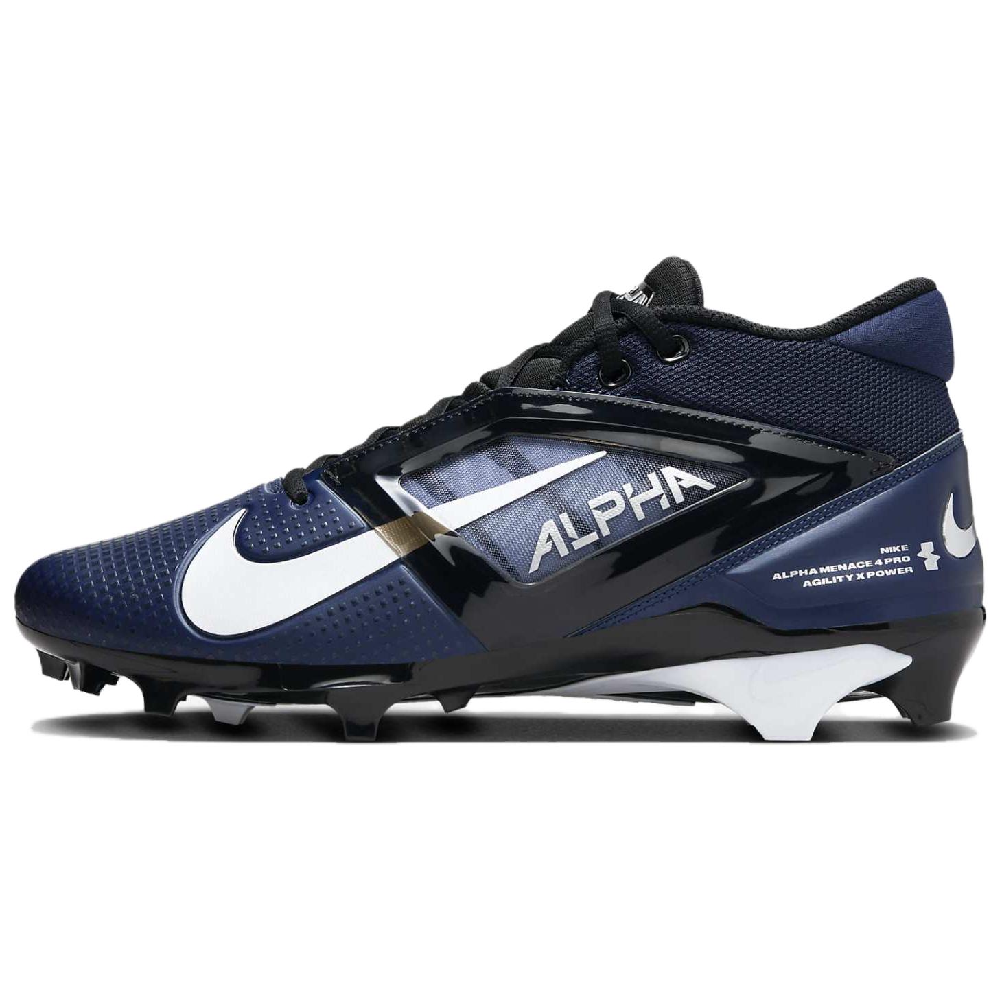 Nike Мужские кроссовки Alpha Menace 4 Pro Midnight Navy White, синие, металлик-серебристый, обсидиан FD7037-401 43
Nike Мужские кроссовки Alpha Menace 4 Pro Midnight Navy White, синие, металлик-серебристый, обсидиан FD7037-401 43