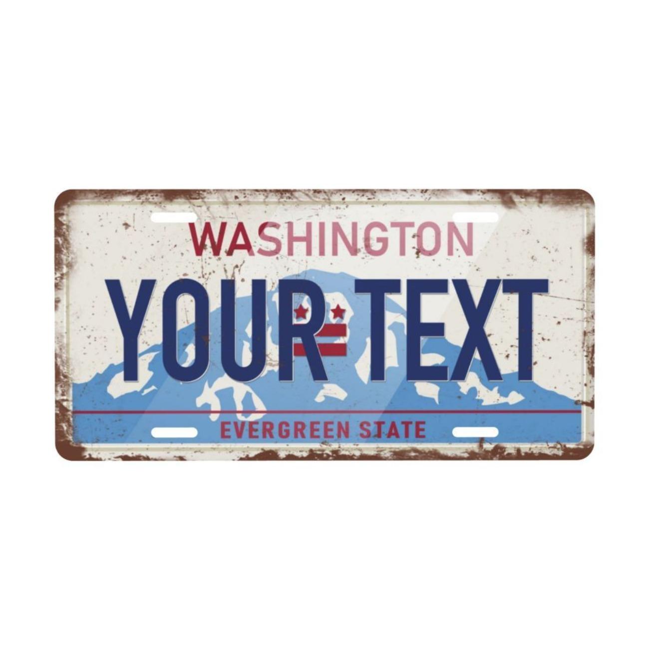 Custom Washington State Vintage Metal Sign Home Decor чорний
Custom Washington State Vintage Metal Sign Home Decor чорний