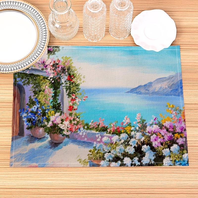 Flowers on The Wall Placemat Linen Fabric Table Mats Family Dinner Tableware Kitchen Table Mat 30X45cm 2pcs 30x45cm
Flowers on The Wall Placemat Linen Fabric Table Mats Family Dinner Tableware Kitchen Table Mat 30X45cm 2pcs 30x45cm