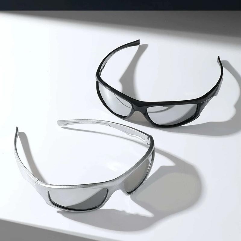 2PCS Punk Style Futuristic Tech Fashion Glasses Unisex Suitable for Daily Wear Photography Driving
2PCS Punk Style Futuristic Tech Fashion Glasses Unisex Suitable for Daily Wear Photography Driving