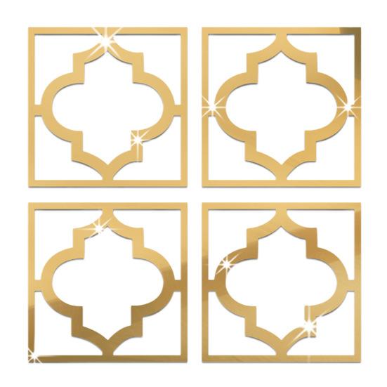 4шт зеркальная наклейка DIY самоклеящаяся пластиковая мебель модификация зеркальная стена 15cm золотистый
4шт зеркальная наклейка DIY самоклеящаяся пластиковая мебель модификация зеркальная стена 15cm золотистый