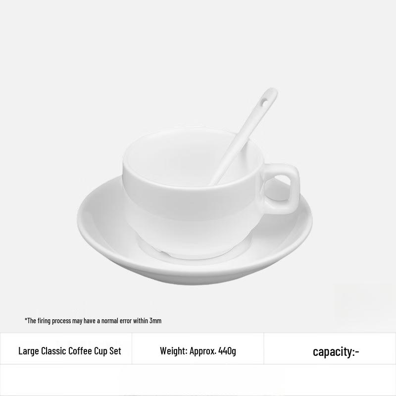 Shangqi White Ceramic Coffee Cup Set
Shangqi White Ceramic Coffee Cup Set