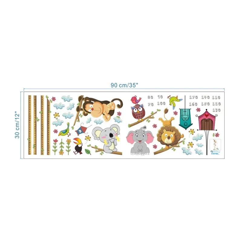 1 Pcs Cartoon Height Measurement Wall Art Sticker Kids Room Growth Chart Animal Lion Monkey Owl Elephant Nursery Decoration разноцветный
1 Pcs Cartoon Height Measurement Wall Art Sticker Kids Room Growth Chart Animal Lion Monkey Owl Elephant Nursery Decoration разноцветный