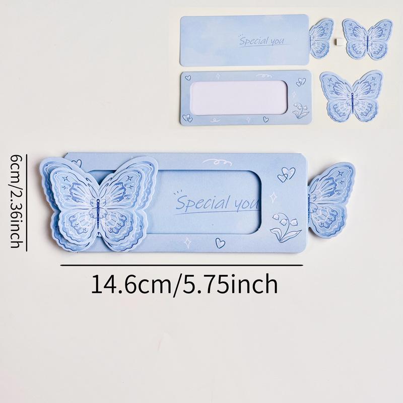 3D Butterfly Pop-Up Greeting Card – Fresh Style Handwritten Birthday Gift for Student Activities
3D Butterfly Pop-Up Greeting Card – Fresh Style Handwritten Birthday Gift for Student Activities