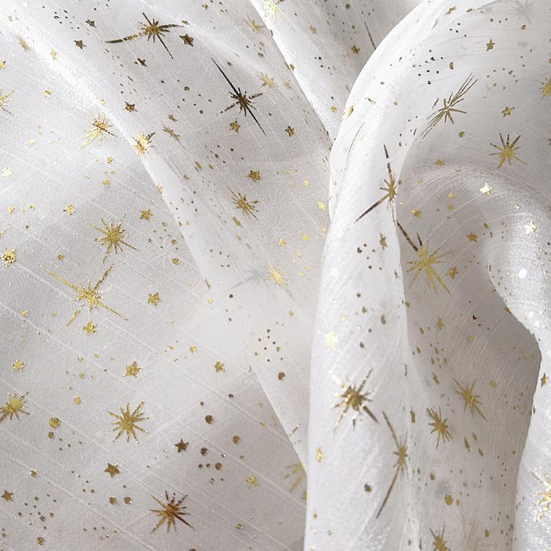 100*150cm Gold Glitter Shiny Mesh Lace Fabric Bronzing Star Tulle Fabric For Dress Shirts Hanfu Garment Sewing Material 100x150cm
100*150cm Gold Glitter Shiny Mesh Lace Fabric Bronzing Star Tulle Fabric For Dress Shirts Hanfu Garment Sewing Material 100x150cm