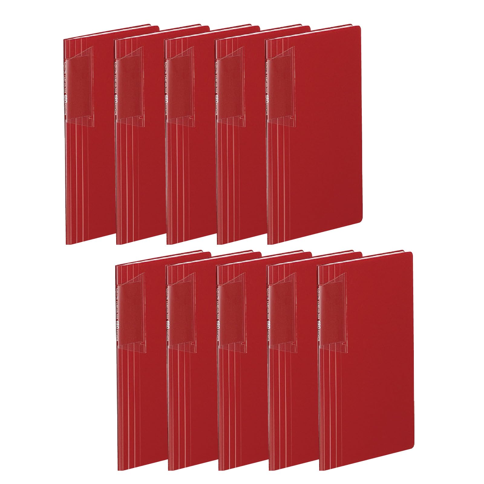 KOKUYO File Card Holder Novita Slim for 180 People 30 Sheets Red 10 Book Set May-N118RX10
KOKUYO File Card Holder Novita Slim for 180 People 30 Sheets Red 10 Book Set May-N118RX10