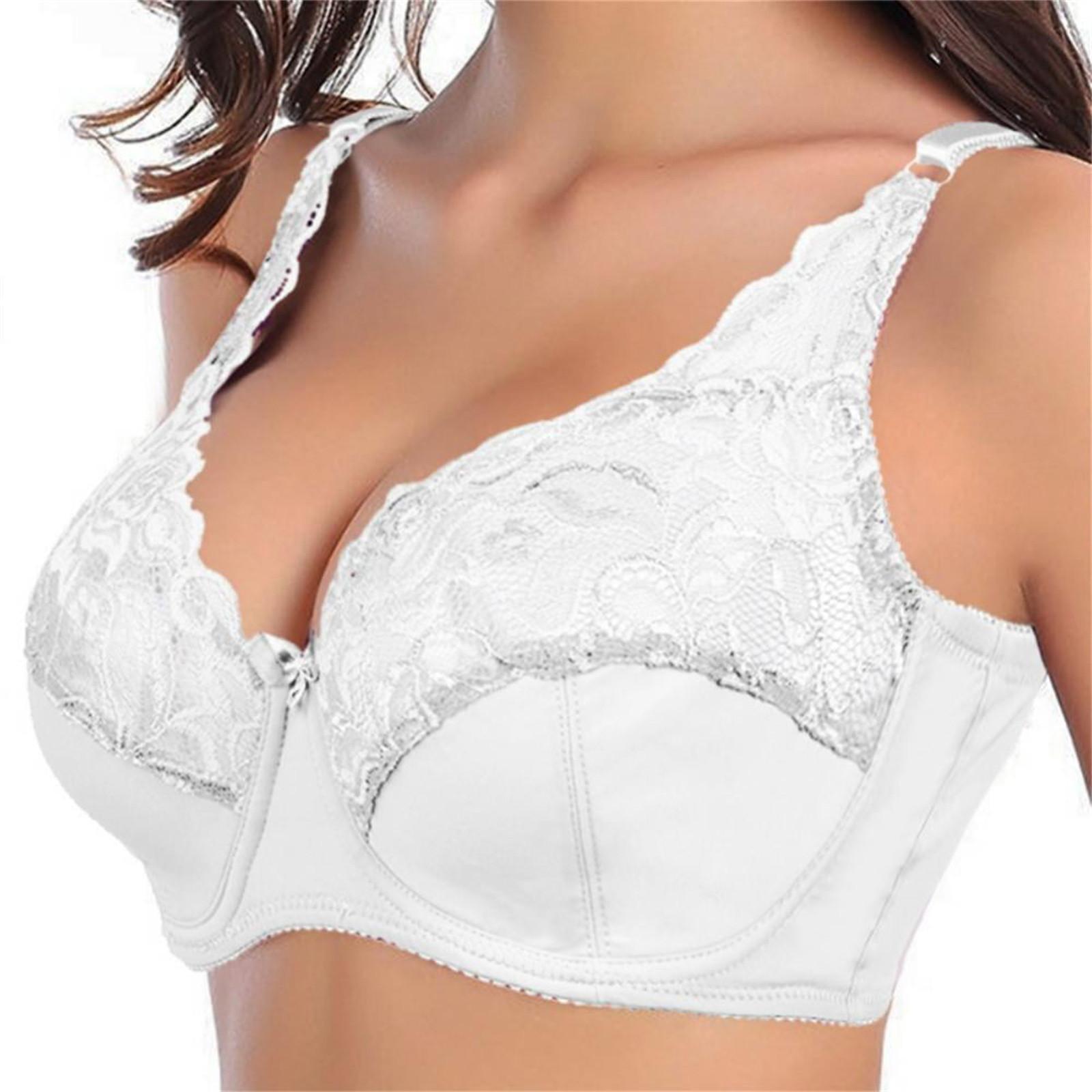 Lace Underwire Bra Adjustable Straps Semi Sheer Cup Supportive Design Lightweight Comfortable Fit Everyday Use 38D білий
Lace Underwire Bra Adjustable Straps Semi Sheer Cup Supportive Design Lightweight Comfortable Fit Everyday Use 38D білий