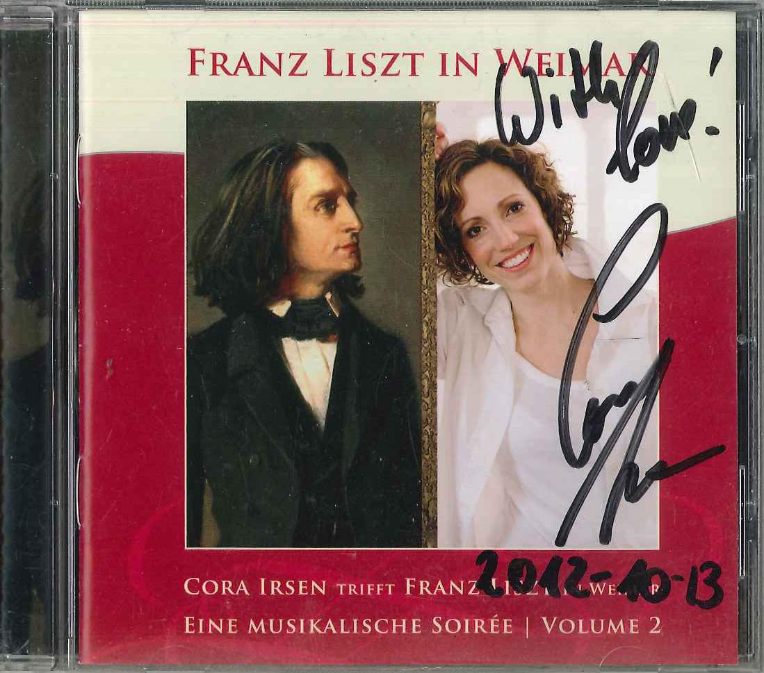 CD CORA IRSEN - Trifft Franz Liszt Ein Gesprachskon HARMS120401 HARMS Non Japan Classical Used
CD CORA IRSEN - Trifft Franz Liszt Ein Gesprachskon HARMS120401 HARMS Non Japan Classical Used