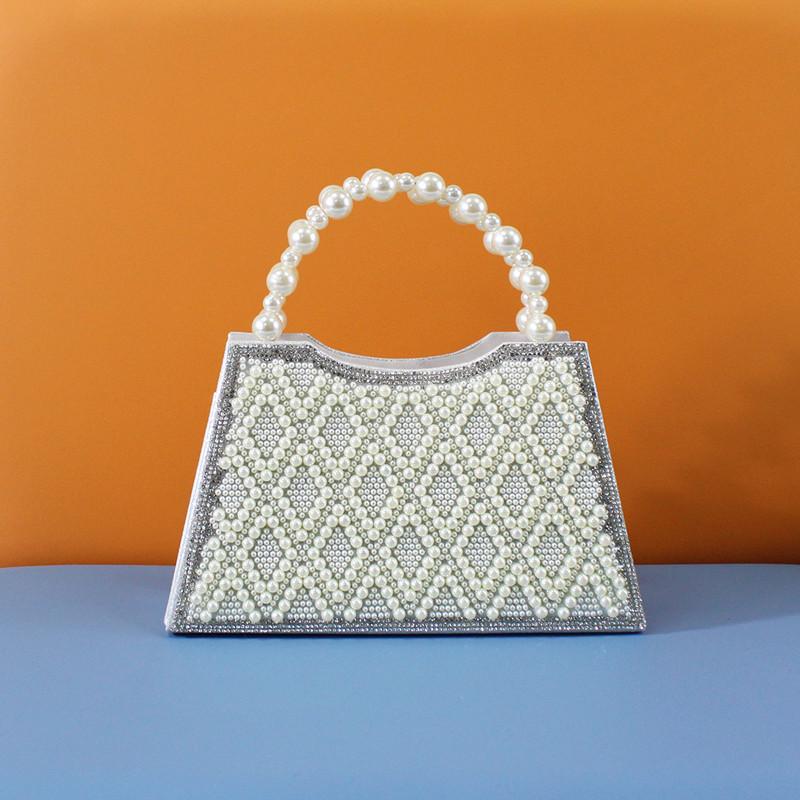 2025 Chic Sparkling Beaded Evening Clutch Bag Luxury High-end Diamond Women Pearl Handle Hangbag Wedding Party Shoulder Bag
2025 Chic Sparkling Beaded Evening Clutch Bag Luxury High-end Diamond Women Pearl Handle Hangbag Wedding Party Shoulder Bag
