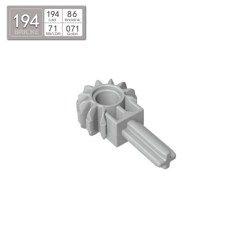 BRICKE 24014 Building Blocks 8-Tooth Gear with 1.5L Cross Shaft, LEGO-Compatible Piece светло-серый
BRICKE 24014 Building Blocks 8-Tooth Gear with 1.5L Cross Shaft, LEGO-Compatible Piece светло-серый