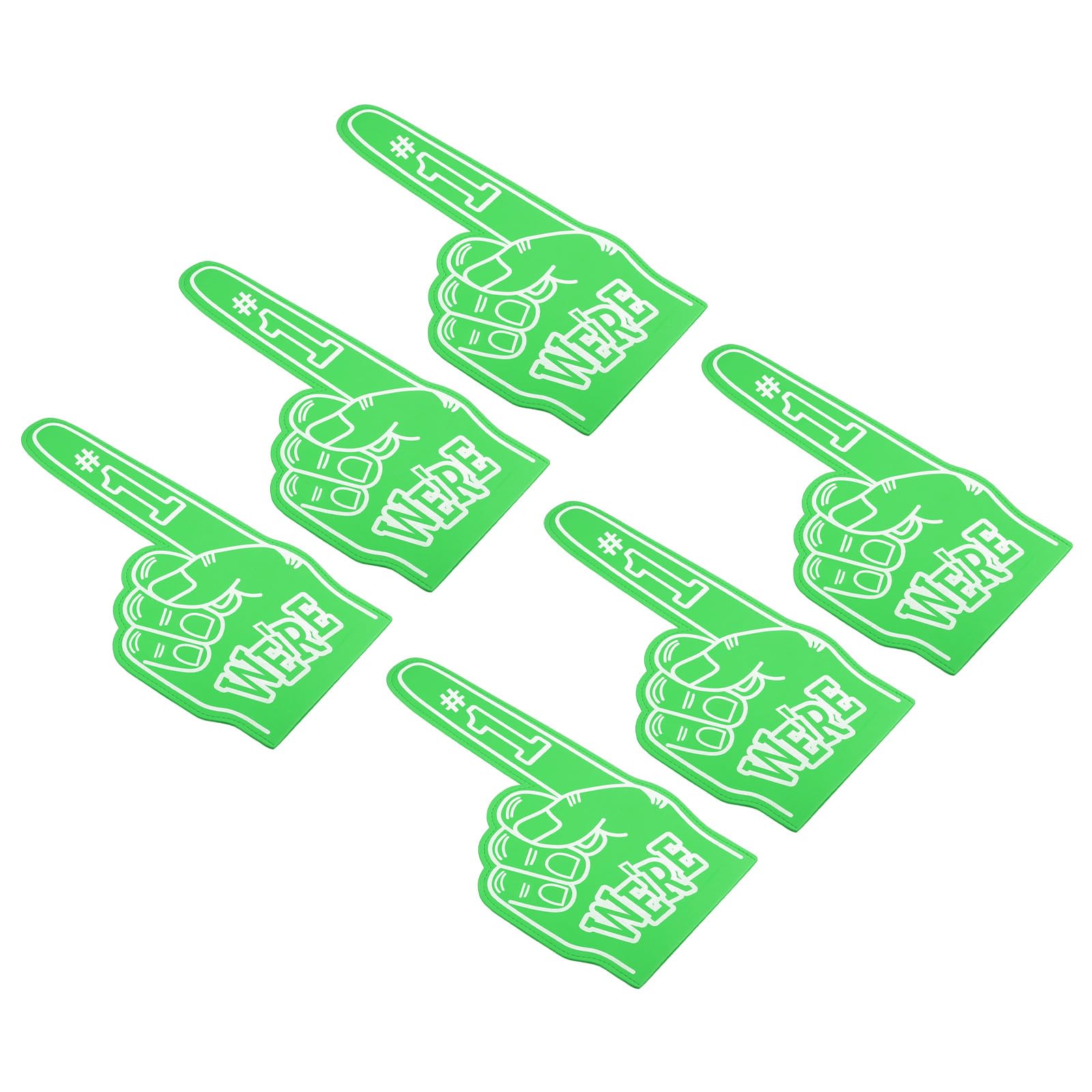 PATIKIL Giant Foam Fingers 6pcs Number 1 Foam Hand EVA Foam Fingers Cheerleading Accessories for Sports Events Baseball Basketball Soccer Games Green зелений
PATIKIL Giant Foam Fingers 6pcs Number 1 Foam Hand EVA Foam Fingers Cheerleading Accessories for Sports Events Baseball Basketball Soccer Games Green зелений