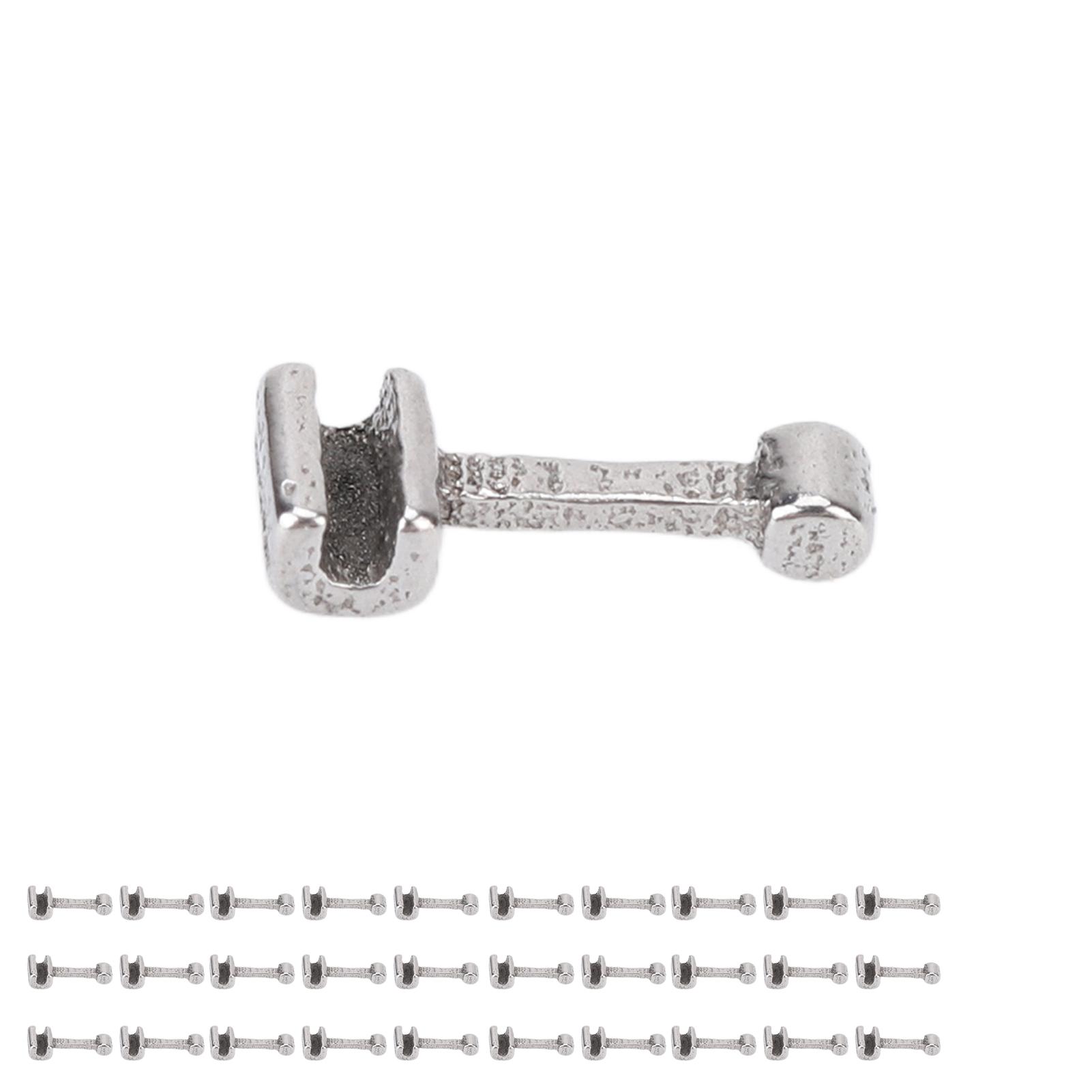 30pcs Orthodontic Crimpable Hook Stainless Steel Dental Crimpable Hook Replacement Accessory for Arch Wire
30pcs Orthodontic Crimpable Hook Stainless Steel Dental Crimpable Hook Replacement Accessory for Arch Wire