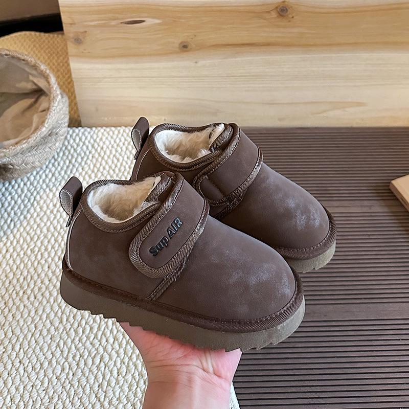 Boys & Girls Korean Style Windproof Waterproof Winter Cotton Snow Boots 2025 - Thick, Warm & Simple Design Size 28, Inner Length 17.2cm коричневий
Boys & Girls Korean Style Windproof Waterproof Winter Cotton Snow Boots 2025 - Thick, Warm & Simple Design Size 28, Inner Length 17.2cm коричневий