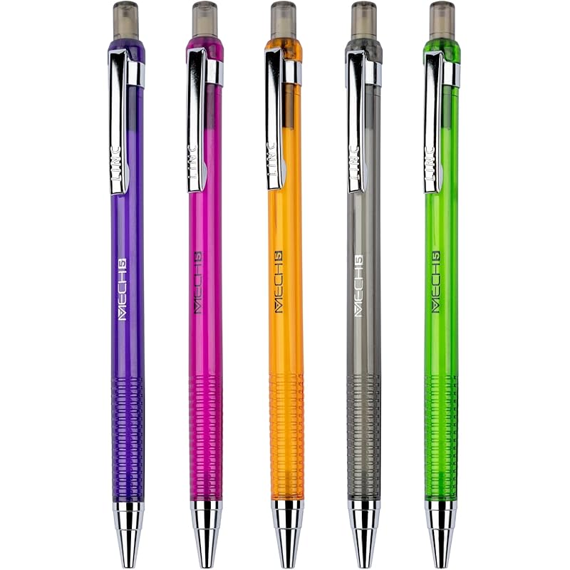 Linc 0.5Mm Mech5 Mechanical Pencil, Multicolor Body (Pack Of 10) 110 чорний
Linc 0.5Mm Mech5 Mechanical Pencil, Multicolor Body (Pack Of 10) 110 чорний
