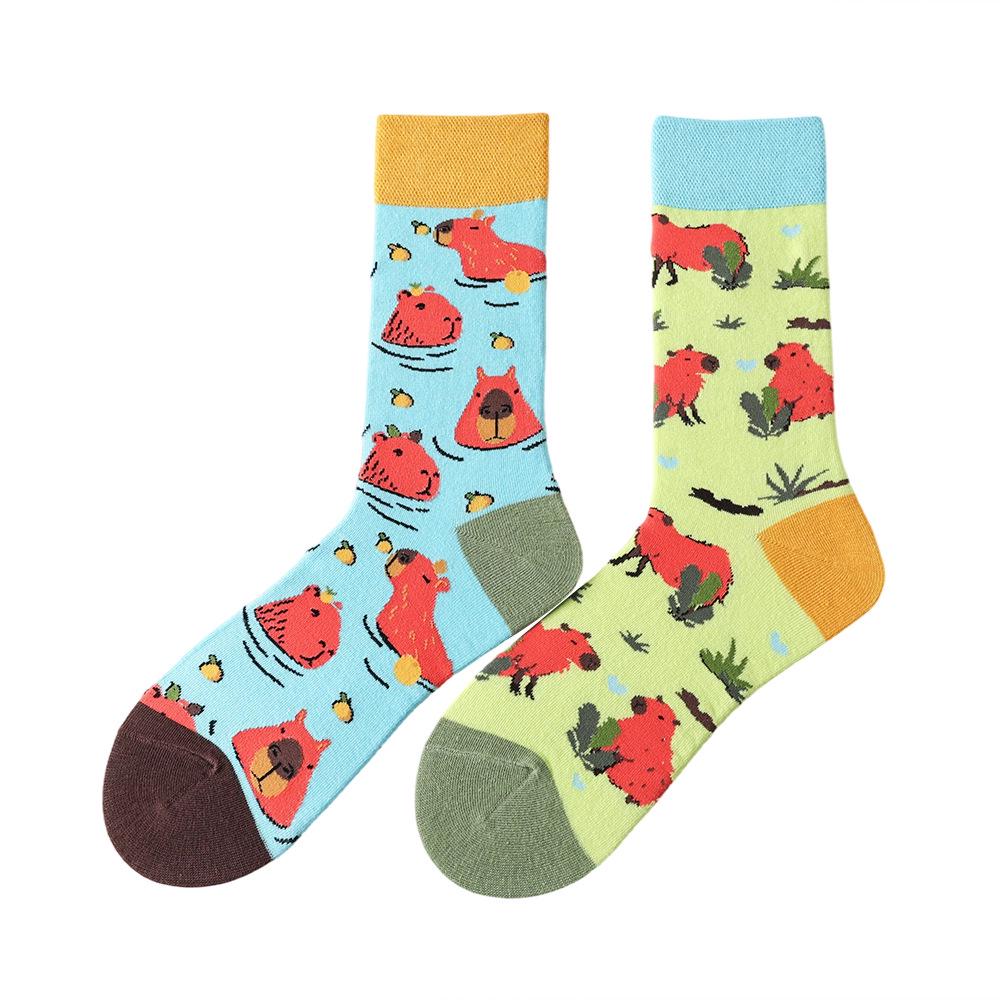 AB Socks Unisex Mid-Calf Dopamine Outfit, Asymmetrical Mismatched Street Trend Long Socks One Size (36-42)
AB Socks Unisex Mid-Calf Dopamine Outfit, Asymmetrical Mismatched Street Trend Long Socks One Size (36-42)
