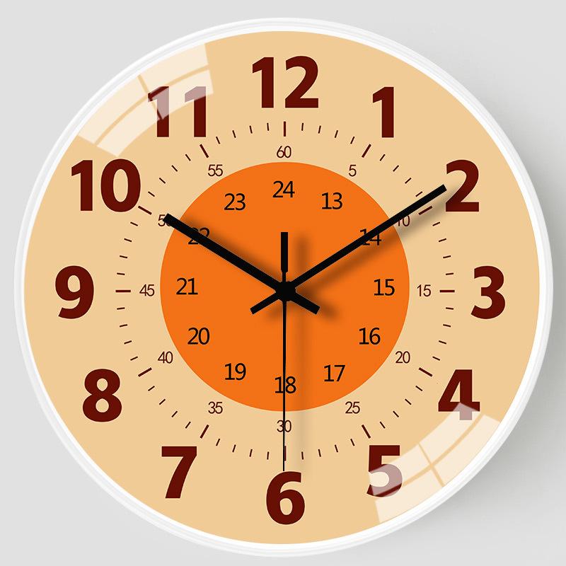 12-inch 30cm wall clock living room simple creative children s early education clock personalized decoration mute clock
12-inch 30cm wall clock living room simple creative children s early education clock personalized decoration mute clock