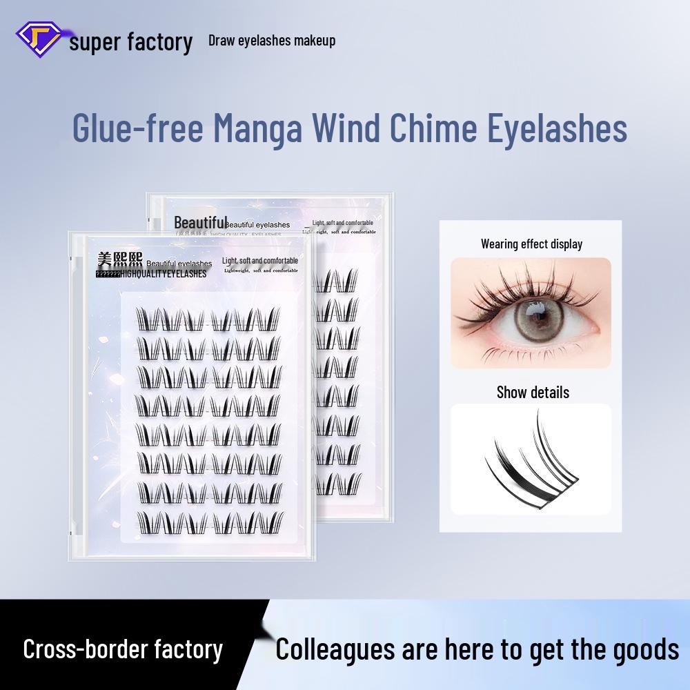 Meixi Xi French Chic Wind Chime Style False Eyelashes - Natural Look, Glue-Free, Ideal for Beginners Glue Version (No Tools)
Meixi Xi French Chic Wind Chime Style False Eyelashes - Natural Look, Glue-Free, Ideal for Beginners Glue Version (No Tools)