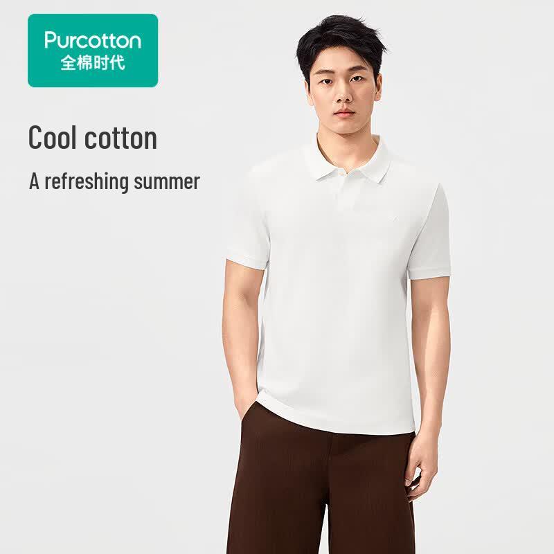 PurCotton Men s Knitted Waffle Short Sleeve Polo Shirt L
PurCotton Men s Knitted Waffle Short Sleeve Polo Shirt L