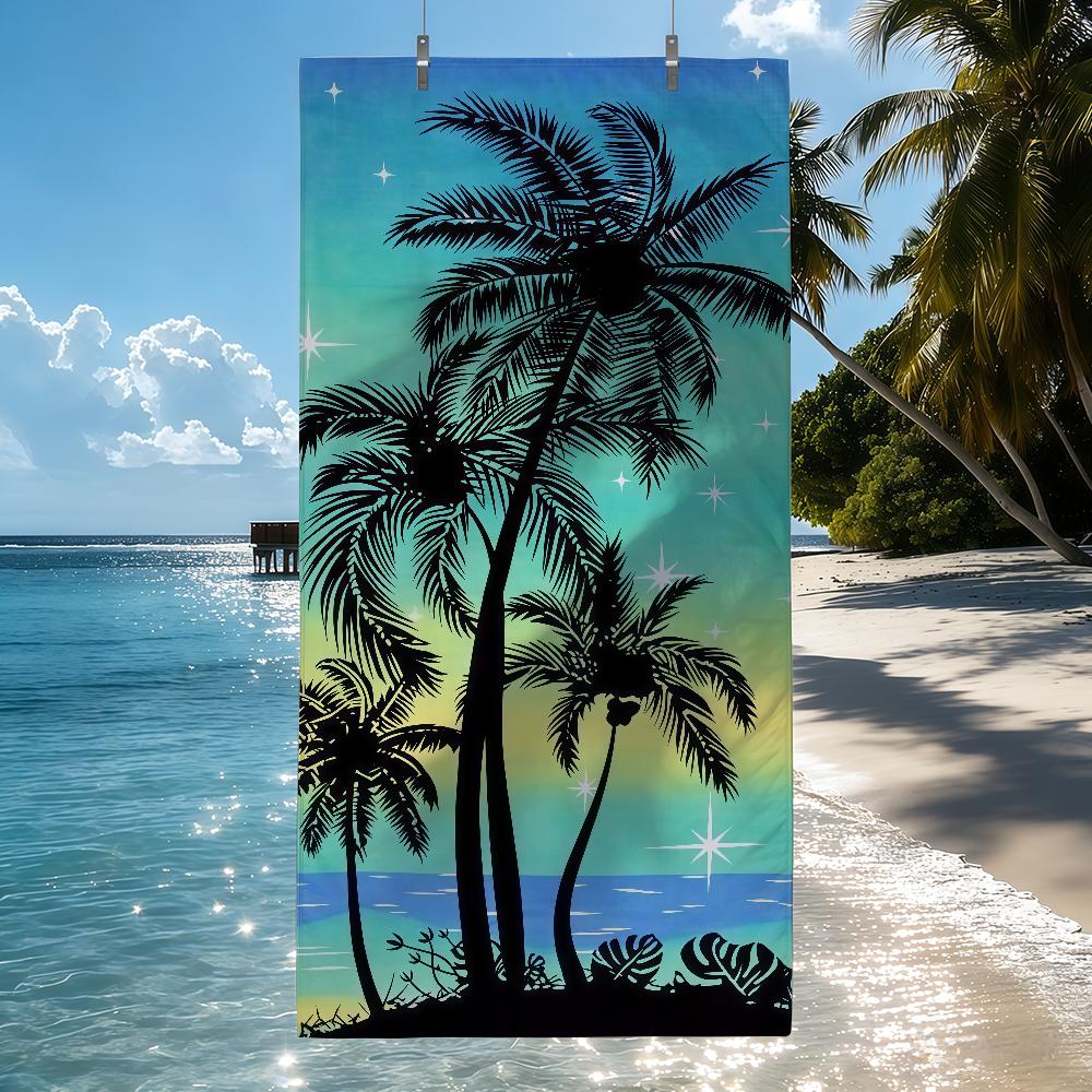 Fashion Palm Tree Pattern Towel Quick Drying Beach Towels Are Suitable For Swimming Pools Camping Yoga And The Gym W30*H60(CM)
Fashion Palm Tree Pattern Towel Quick Drying Beach Towels Are Suitable For Swimming Pools Camping Yoga And The Gym W30*H60(CM)