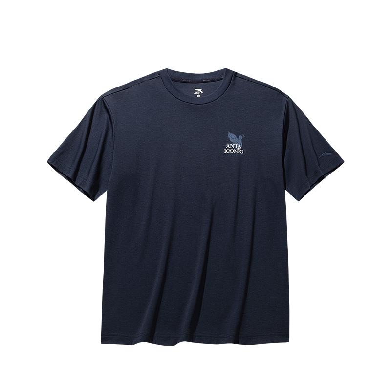Anta Casual Series Simple Versatile Letter Print Round Neck Loose Comfortable Short Sleeve T-Shirt Men Tops Zeus-Blue 152538111-5 3XL
Anta Casual Series Simple Versatile Letter Print Round Neck Loose Comfortable Short Sleeve T-Shirt Men Tops Zeus-Blue 152538111-5 3XL