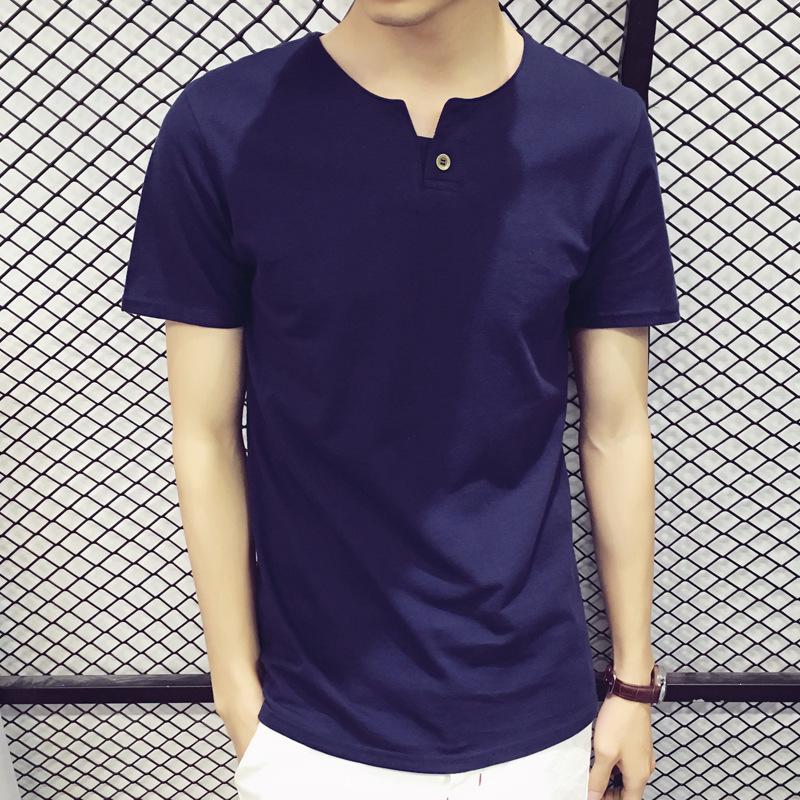 Летняя мужская футболка с короткими рукавами и V-образным вырезом, повседневная однотонная одежда, хлопковая молодежная рубашка XXXL ультрамарин синий
Летняя мужская футболка с короткими рукавами и V-образным вырезом, повседневная однотонная одежда, хлопковая молодежная рубашка XXXL ультрамарин синий