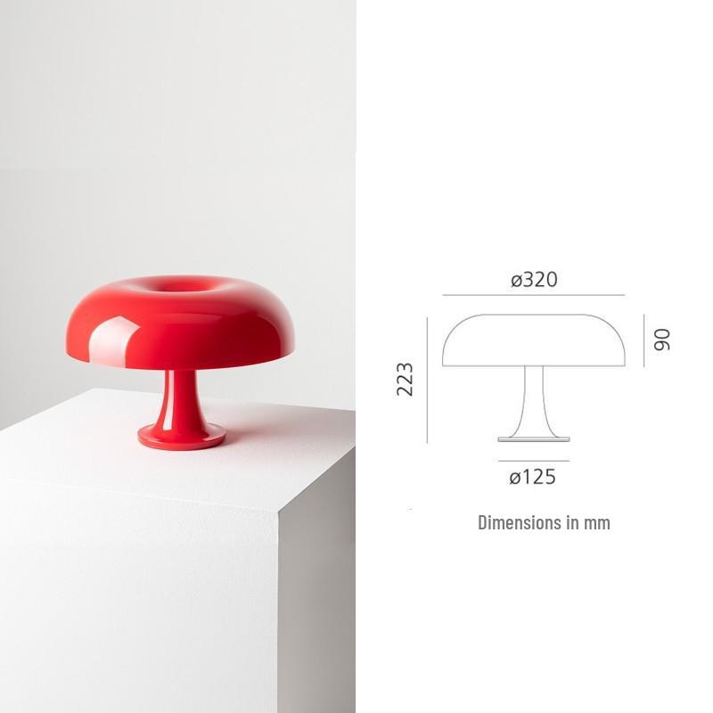 Italian Mushroom Table Lamp - Nordic Minimalist Design for Bedroom, Bedside, or Study
Italian Mushroom Table Lamp - Nordic Minimalist Design for Bedroom, Bedside, or Study