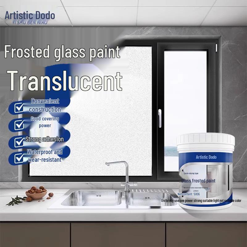 Disposable Frosted Glass Paint - Light Blocking & Privacy Sandblasting for Bathroom Doors, Window Showers, Sunscreen & Insulation
Disposable Frosted Glass Paint - Light Blocking & Privacy Sandblasting for Bathroom Doors, Window Showers, Sunscreen & Insulation