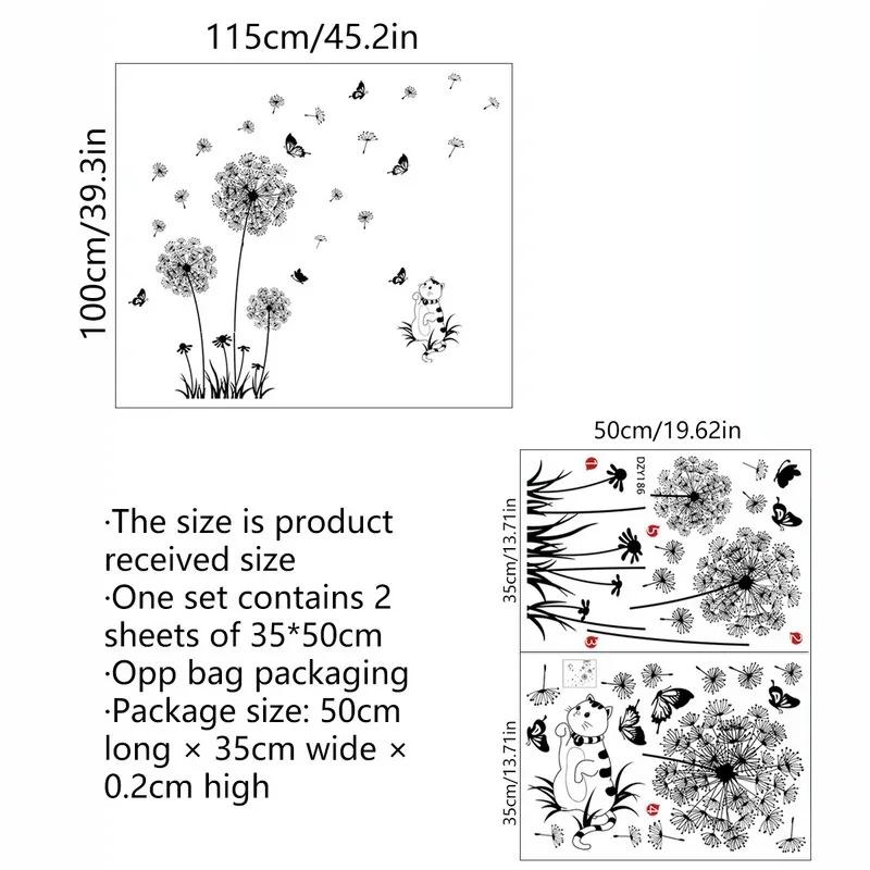 Милый кот черный одуванчик наклейка на стену бабочки стена гостиная спальня украшение окна настенная роспись художественные наклейки домашний декор наклейки
Милый кот черный одуванчик наклейка на стену бабочки стена гостиная спальня украшение окна настенная роспись художественные наклейки домашний декор наклейки