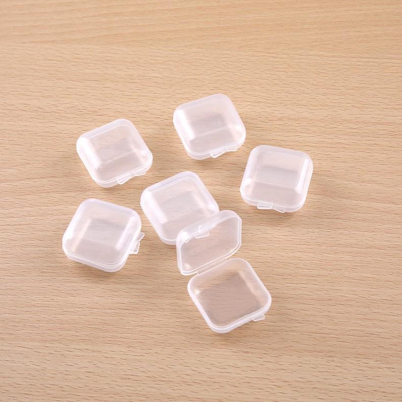 Transparent Jewelry Storage Box - Small Square with Compartments for Earplugs & Accessories
Transparent Jewelry Storage Box - Small Square with Compartments for Earplugs & Accessories